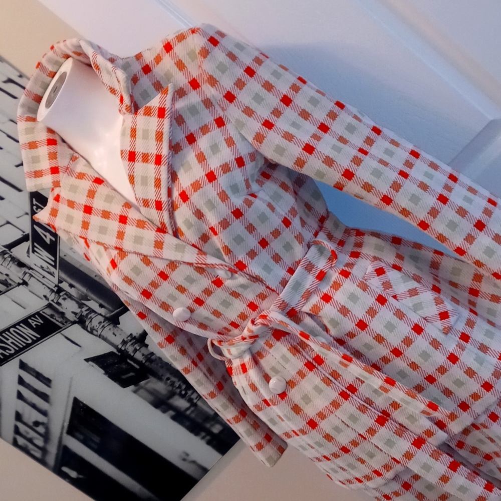 Plaid vintage suit